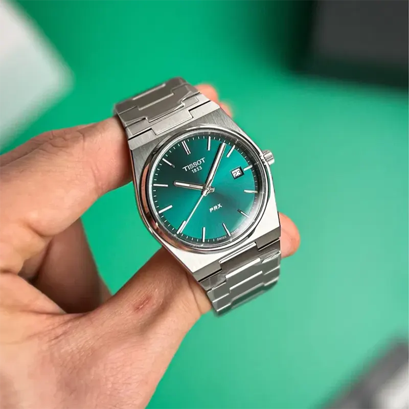 Tissot PRX Swiss Quartz Green Dial Men’s Watch- T137.410.11.091.00